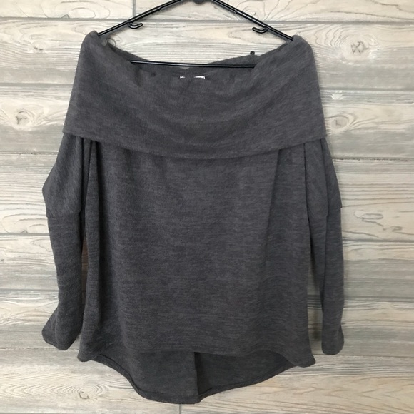 LAST 1✨Choco Brown Off Shoulder Sweater - Picture 4 of 4